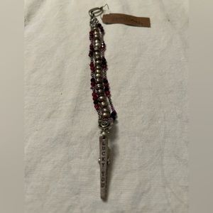 HUGE SALE! VINTAGE LUCKY BRAND FRESHWATER PEARL TOGGLE BRACELET NWT $35